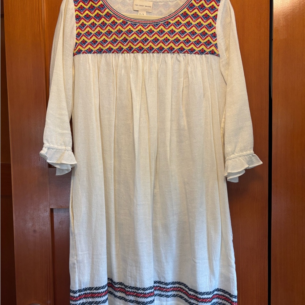 The Coast Brand Embroidered White Dress